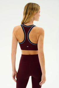 SPLITS59 | Robbie Airweight Bra - Cherry/Indigo