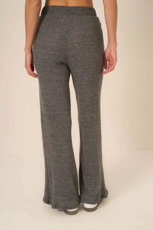 PROJECT SOCIAL T | Sammie Brushed Thermal Pant - Charcoal