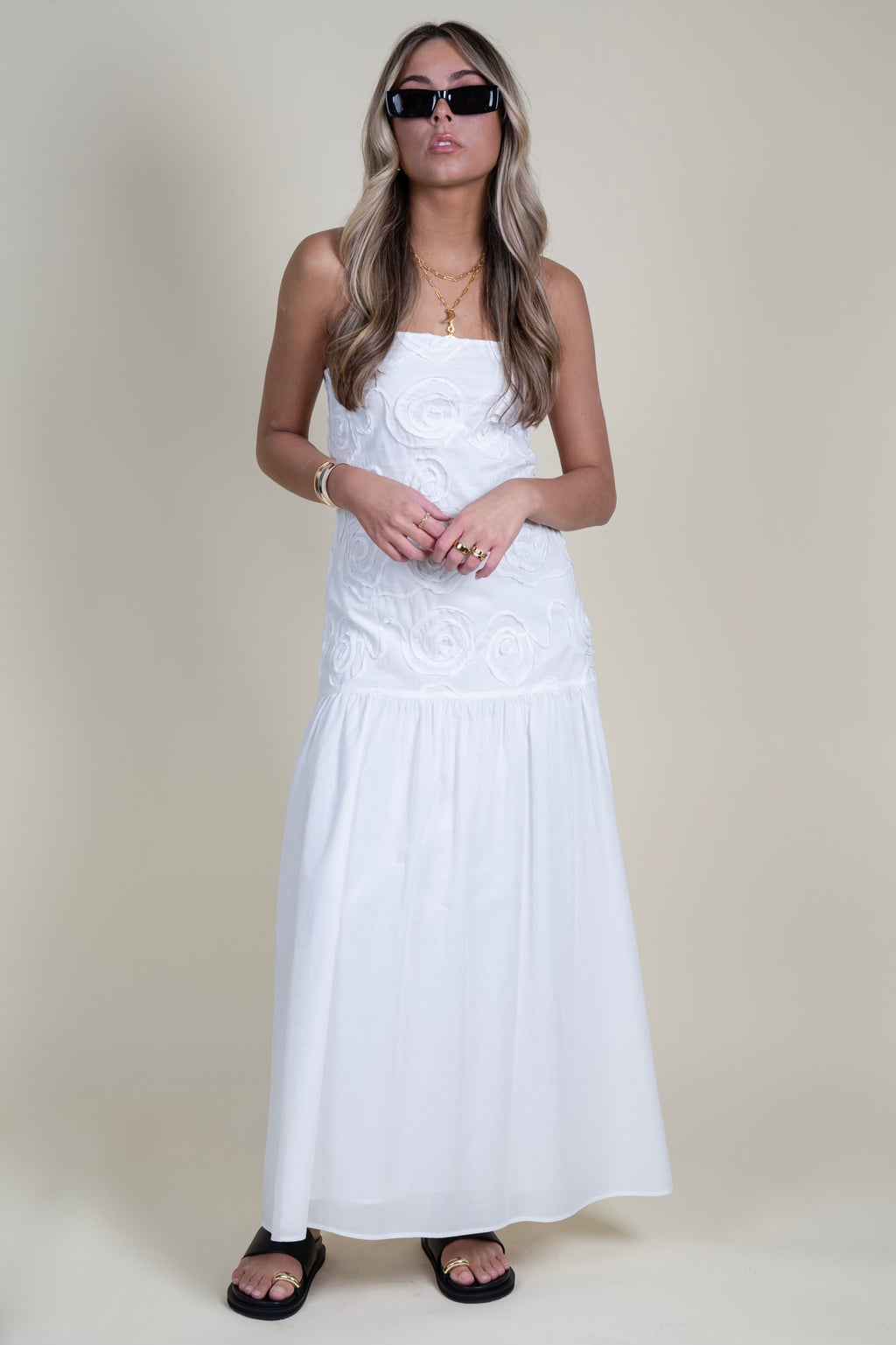 BEC + BRIDGE | Haze Maxi Dress - White