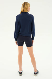 SPLITS59 | Birdie Fleece 1/2 Zip - Indigo