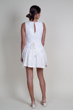 MON RENN | Capricorn Mini Dress - Cream