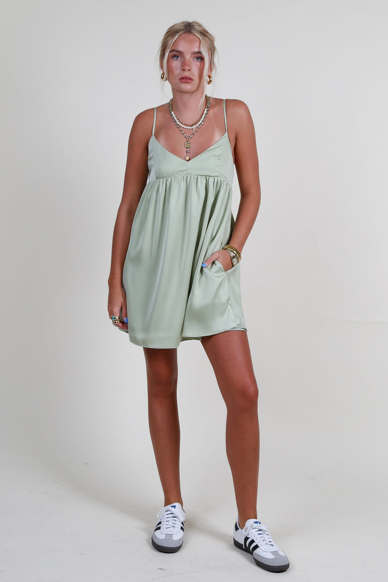 NIA | Basil Dress - Sage