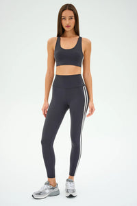 SPLITS59 | Ella High Waist Airweight 7/8 - Graphite/White