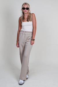 GENERATION LOVE | Zola Scuba Pant - Taupe