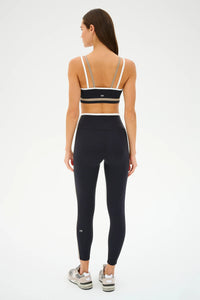 SPLITS59 | Sam High Waist Rigor 7/8 - Black/Latte