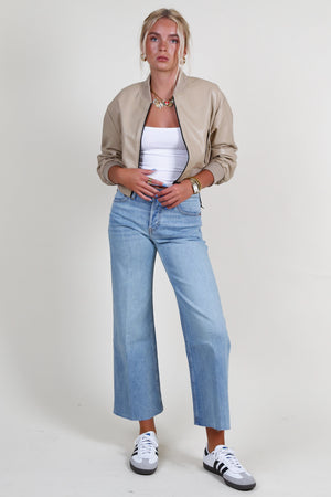 RE/DONE | Mid Rise Wide Leg Crop - Marea