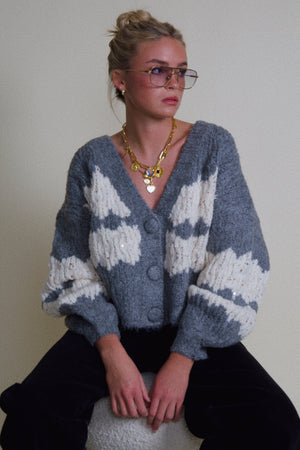 ONLINE ONLY | Good Karma Cardigan - Grey