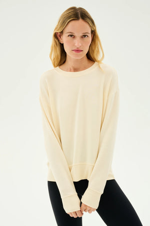 SPLITS59 | Sonja Fleece Sweatshirt - Creme