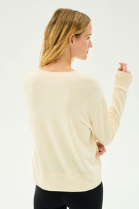 SPLITS59 | Sonja Fleece Sweatshirt - Creme