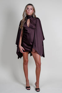 SIGNIFICANT OTHER | Adriana Long Sleeve Mini Dress - Chocolate