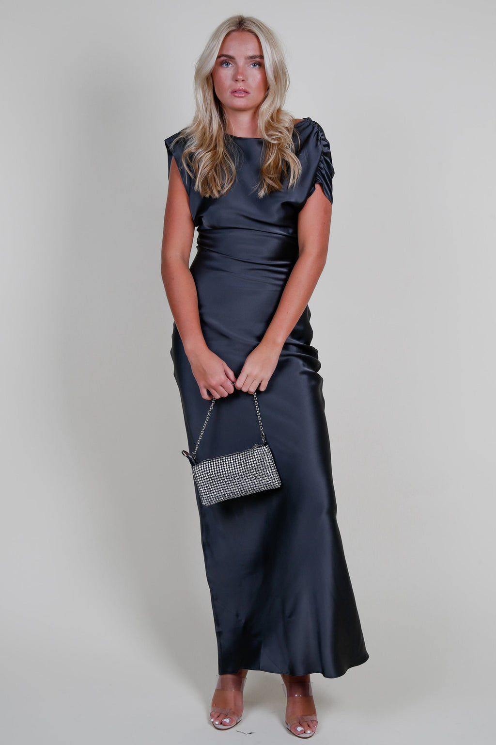 AMANDA UPRICHARD | Elroy Silk Maxi - Zinc