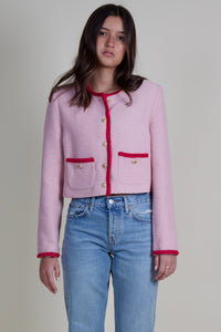 AMANDA UPRICHARD | L/S Braswell Jacket - Light Pink