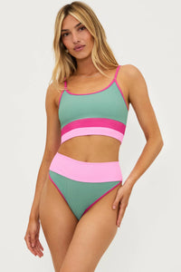 BEACHRIOT | Emmy Bottom - Sage Bloom Colorblock