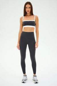 SPLITS59 | Clare High Waist Rigor 7/8 - Graphite/ White