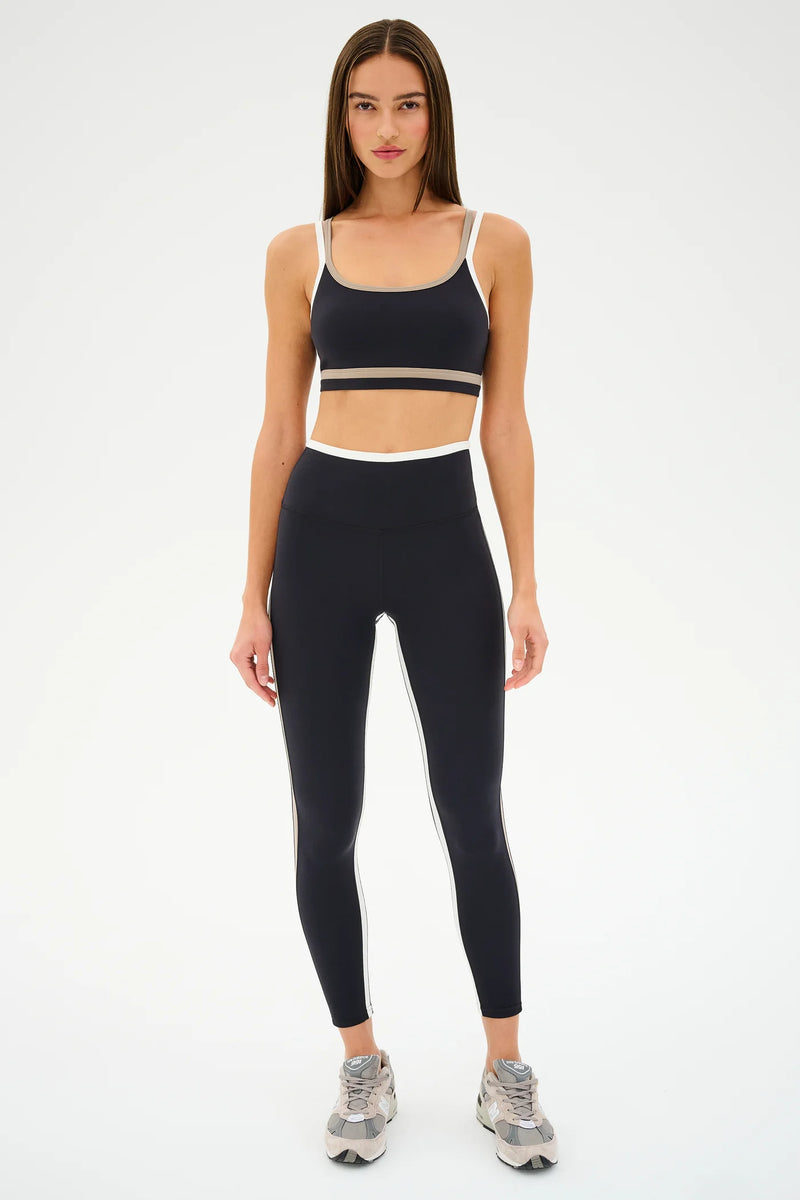 SPLITS59 | Sam High Waist Rigor 7/8 - Black/Latte