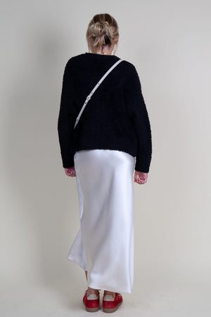 ASTR | Windey Satin Maxi Skirt - Ivory