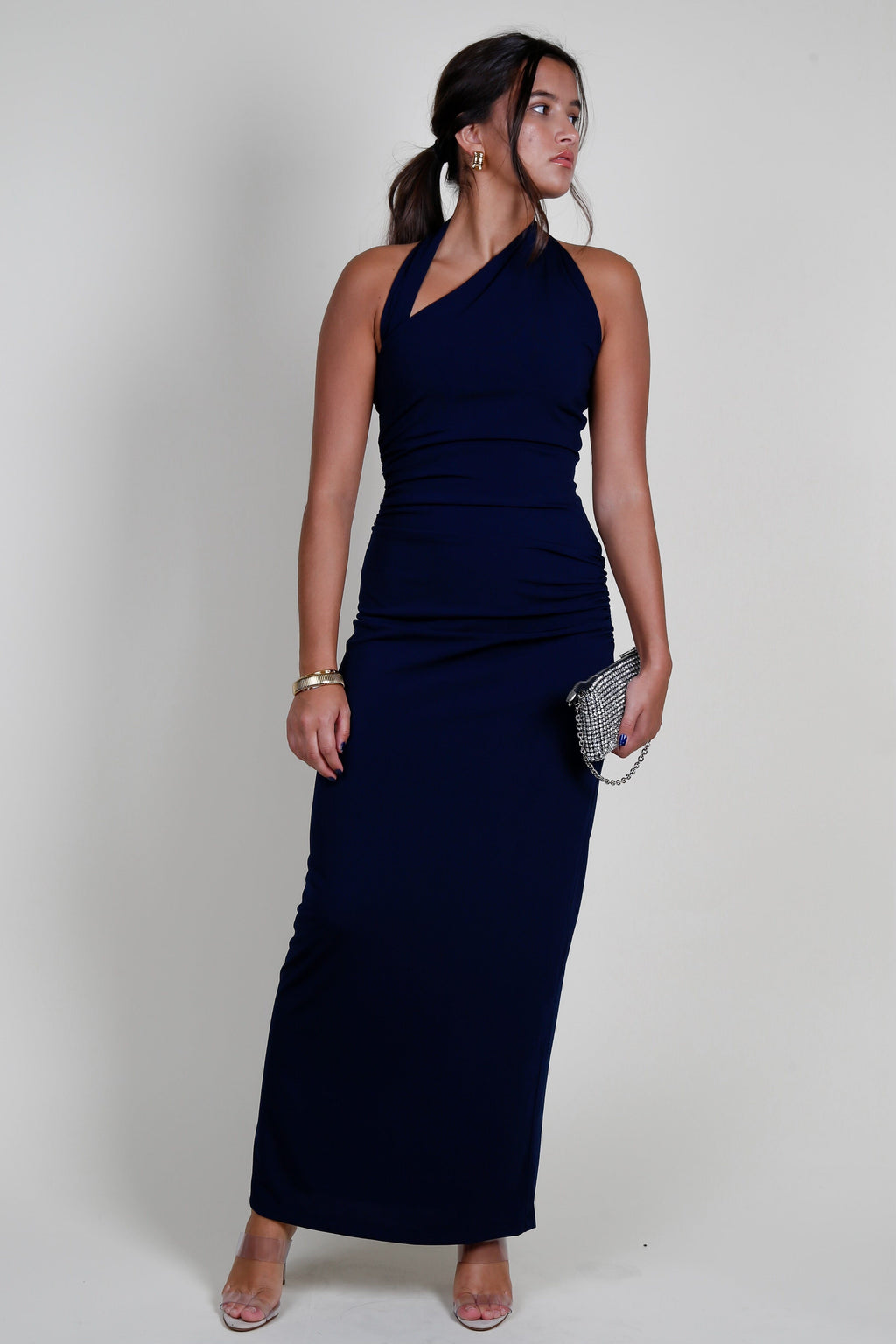 MISHA | Krystal Gown - Midnight Navy