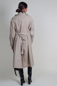 ASTR | Meryll Belted Trench Coat - Khaki