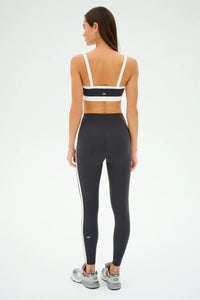 SPLITS59 | Clare High Waist Rigor 7/8 - Graphite/ White