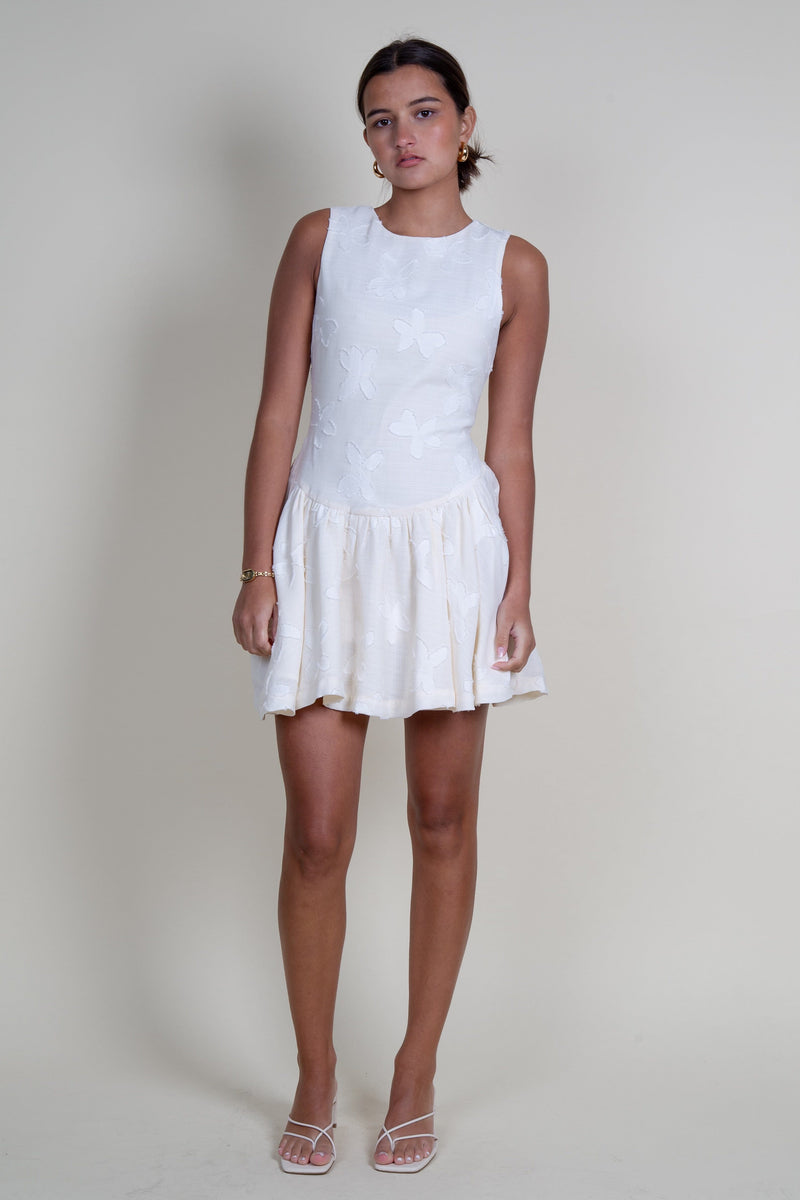 MON RENN | Capricorn Mini Dress - Cream