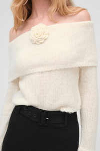 FOR LOVE & LEMONS | Aspen Knit Top - Cream