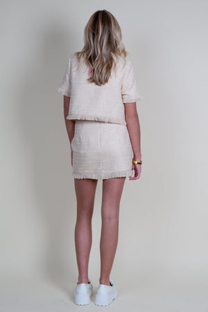 AMANDA UPRICHARD | Andrea Skirt - Beige