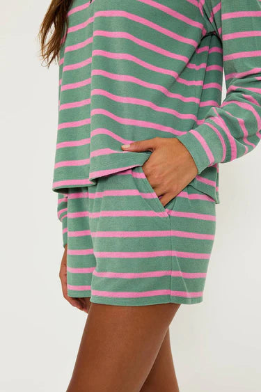 BEACHRIOT | Rayah Short - Sage Bloom Stripe