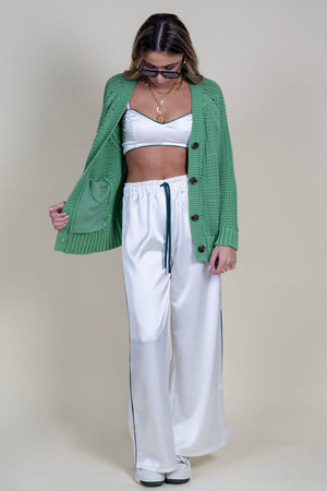 STILLWATER | The Club House Wide Leg Pant - White