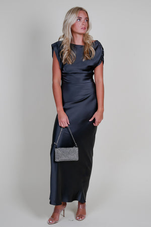 AMANDA UPRICHARD | Elroy Silk Maxi - Zinc