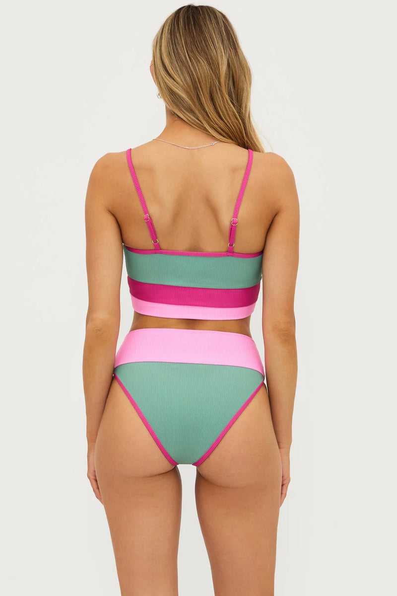 BEACHRIOT | Eva Top - Sage Bloom Colorblock