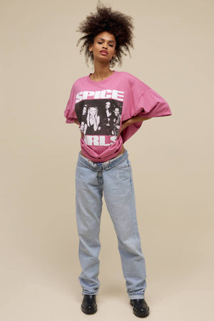 DAYDREAMER | Spice Girls Photo Tee- Pink Taffy