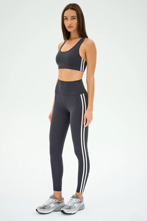 SPLITS59 | Ella High Waist Airweight 7/8 - Graphite/White