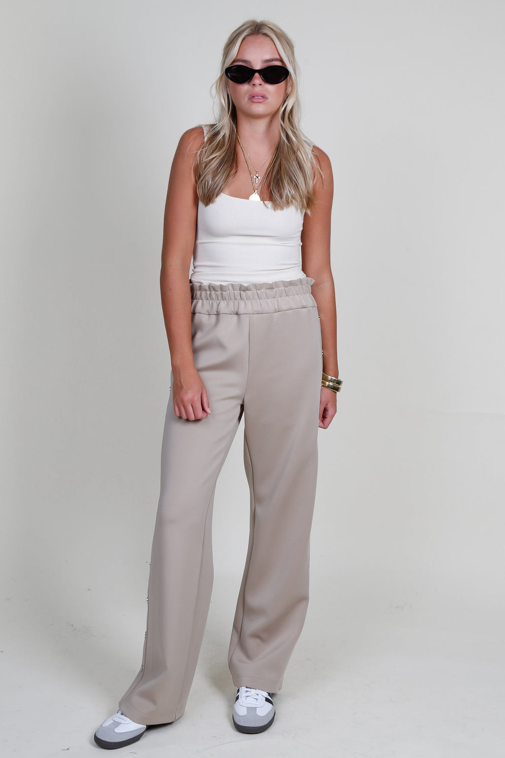 GENERATION LOVE | Zola Scuba Pant - Taupe