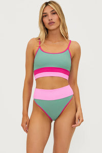 BEACHRIOT | Eva Top - Sage Bloom Colorblock