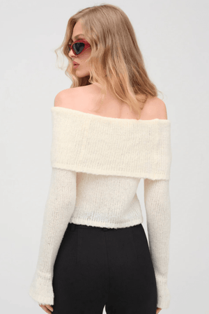 FOR LOVE & LEMONS | Aspen Knit Top - Cream