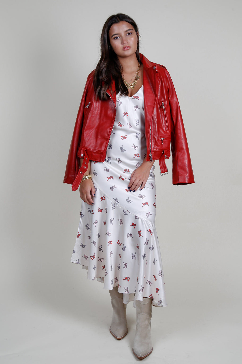 JACQUIE THE LABEL | Margot Jacket - Red