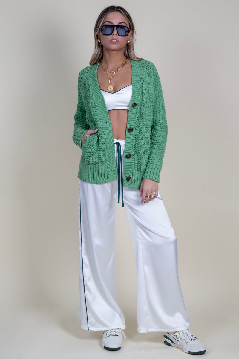 STILLWATER | The Club House Wide Leg Pant - White