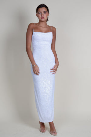 BEC + BRIDGE | Aaliyag Sequin Maxi Dress - White