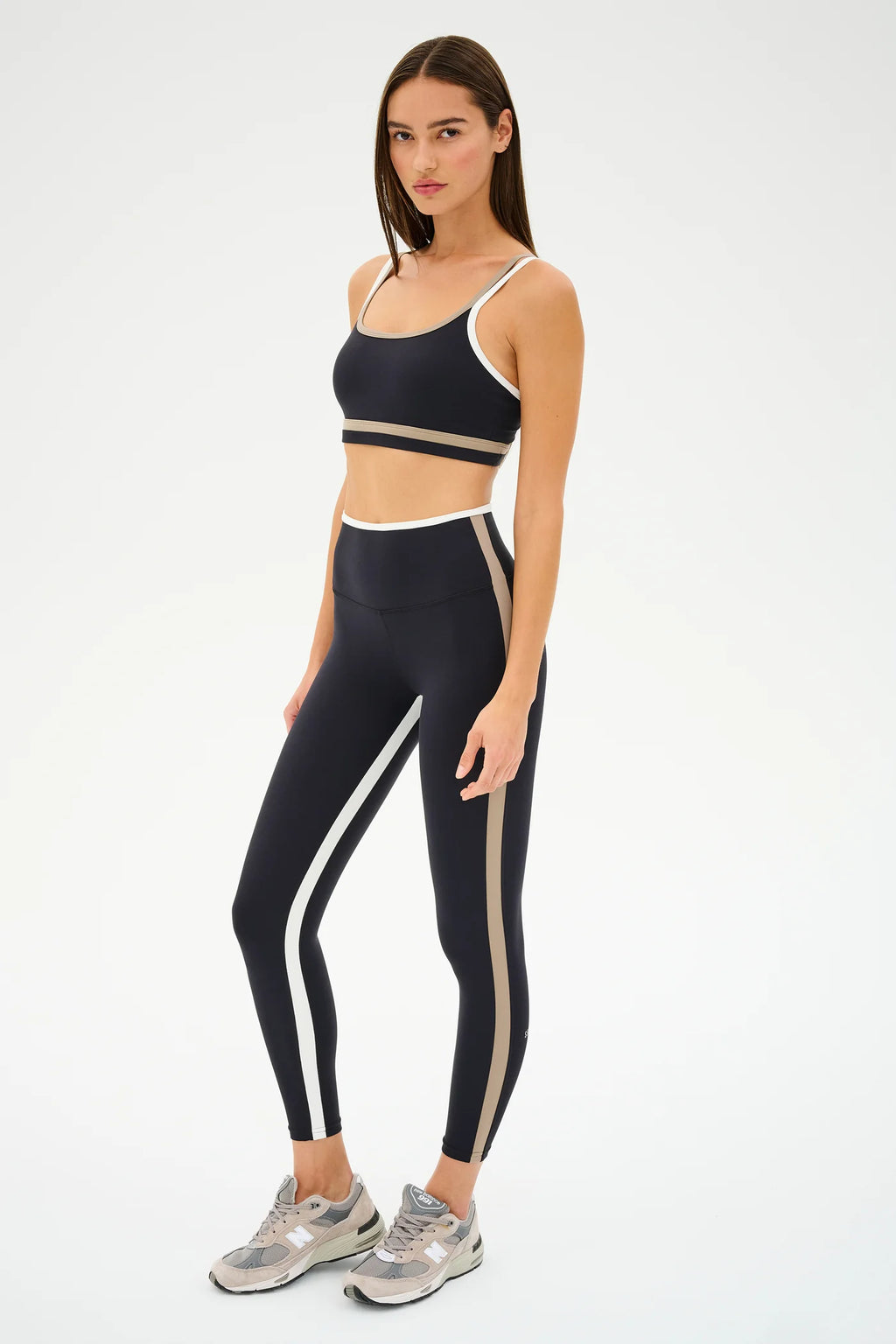 SPLITS59 | Sam High Waist Rigor 7/8 - Black/Latte