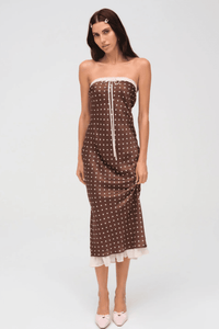 FOR LOVE & LEMONS | Daisy Mae Midi Dress - Chocolate