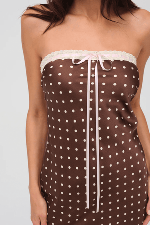 FOR LOVE & LEMONS | Daisy Mae Midi Dress - Chocolate