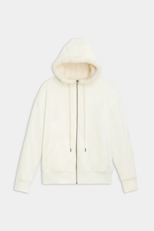 SPLITS59 | Lynx French Terry Sherpa Hoodie - Creme