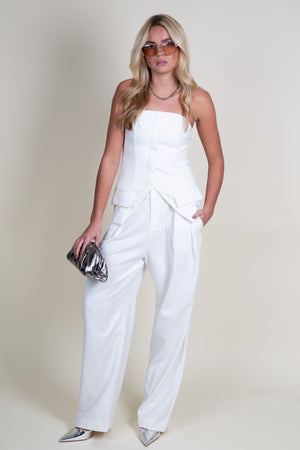 NONCHALANT | Emersyn Trouser - Winter White