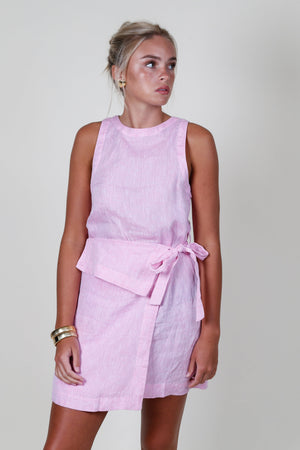 MON RENN | Solar Mini Dress - Fondant Pink