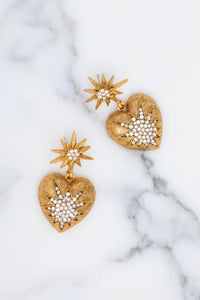 ELIZABETH COLE | Love Me Earrings