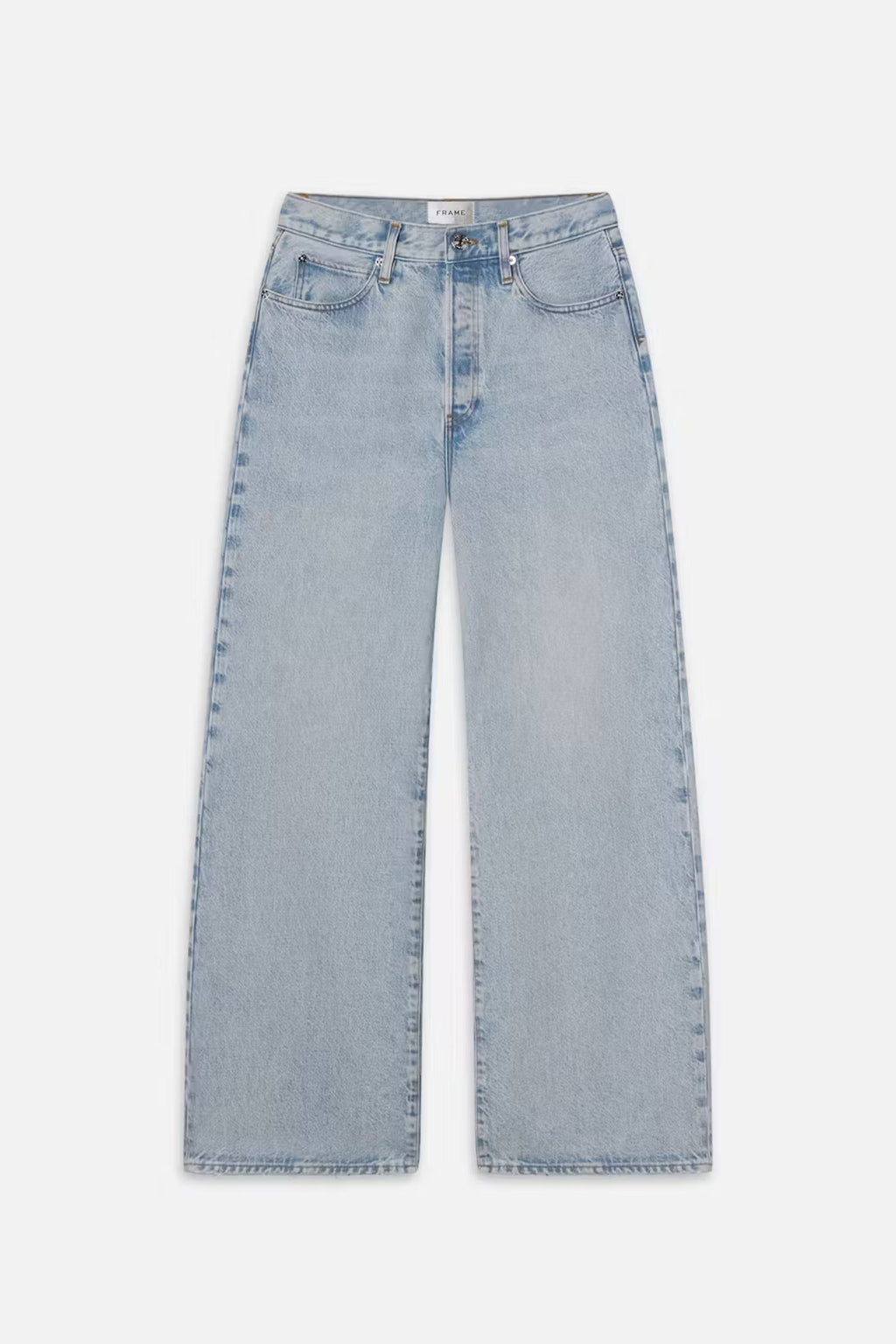 FRAME | Le Low Baggy Wide Leg Ettie Grind - Blue