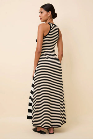 SOLID & STRIPED | The Orio Dress - Noir Stripe