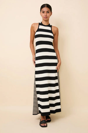 SOLID & STRIPED | The Orio Dress - Noir Stripe