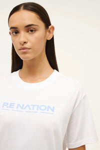 P.E. NATION | Aero SS Tee - White/Blue