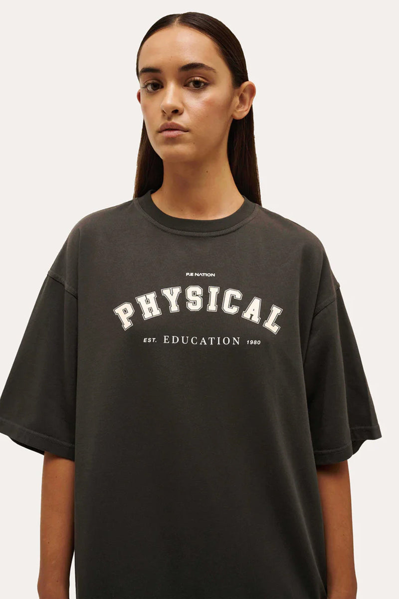 P.E. NATION | Physical Oversized Tee - Black